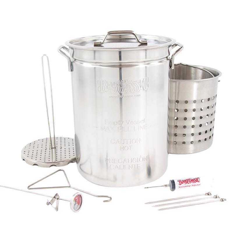 Bayou Classic 1118 Stainless Steel Turkey Fryer Kit 32 qt 1 pk