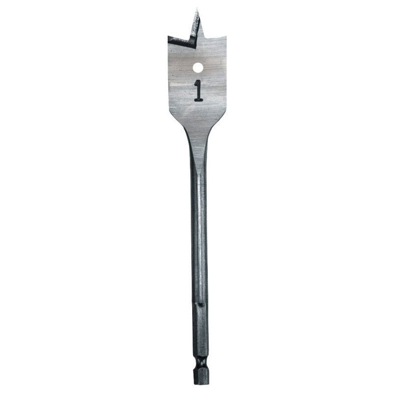 Milwaukee 48-27-0561 9/16 in. X 6 in. L Heat-Treated Steel Flat Boring Bit Quick-Change Hex Shank 1 pc