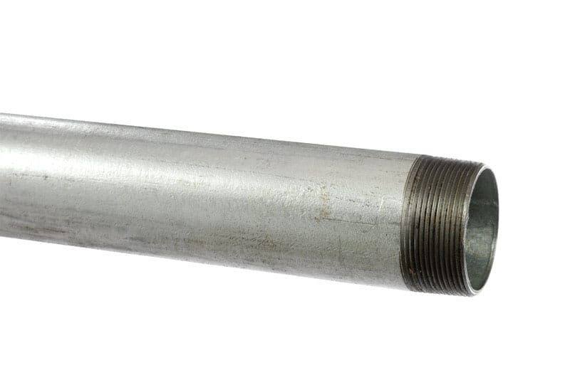 United Pipe & Steel WDGTO0140145S10 Domestic 1-1/2 in. D X 10 ft. L Galvanized Steel Pipe