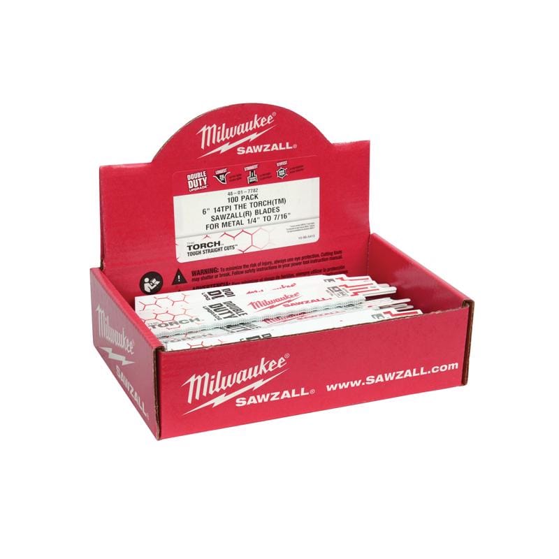 Milwaukee 48-01-7784 Torch 6 in. Rigid Conduit Blade 18 TPI 100 pc