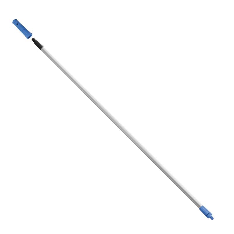 Unger 976520 60 in. L X 1.75 in. D Aluminum Dual Ended Pole Silver/Blue