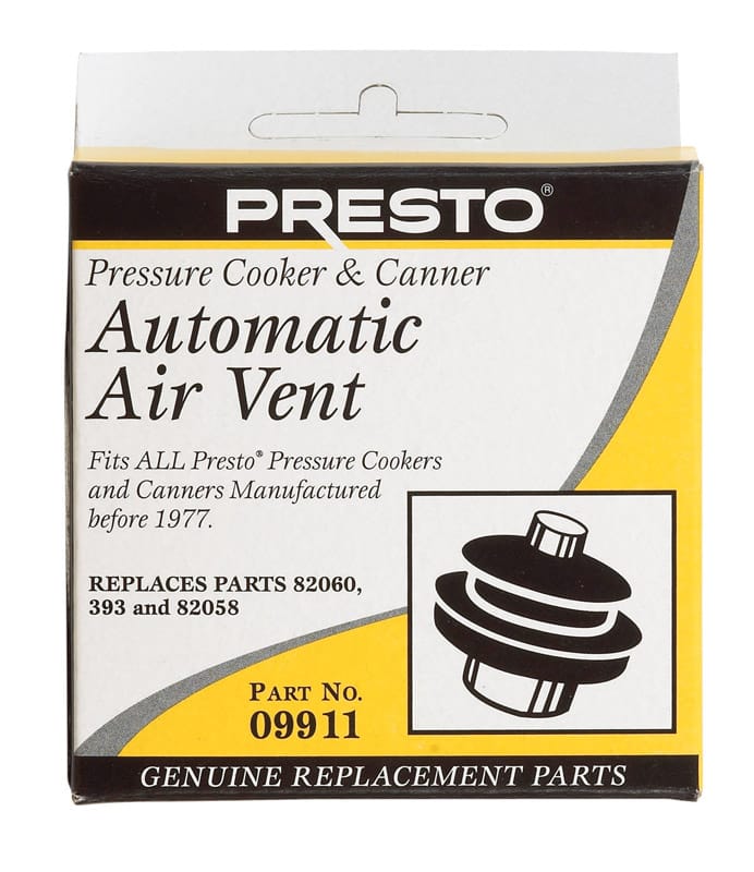 Presto 09911 Rubber Pressure Cooker Automatic Air Vent