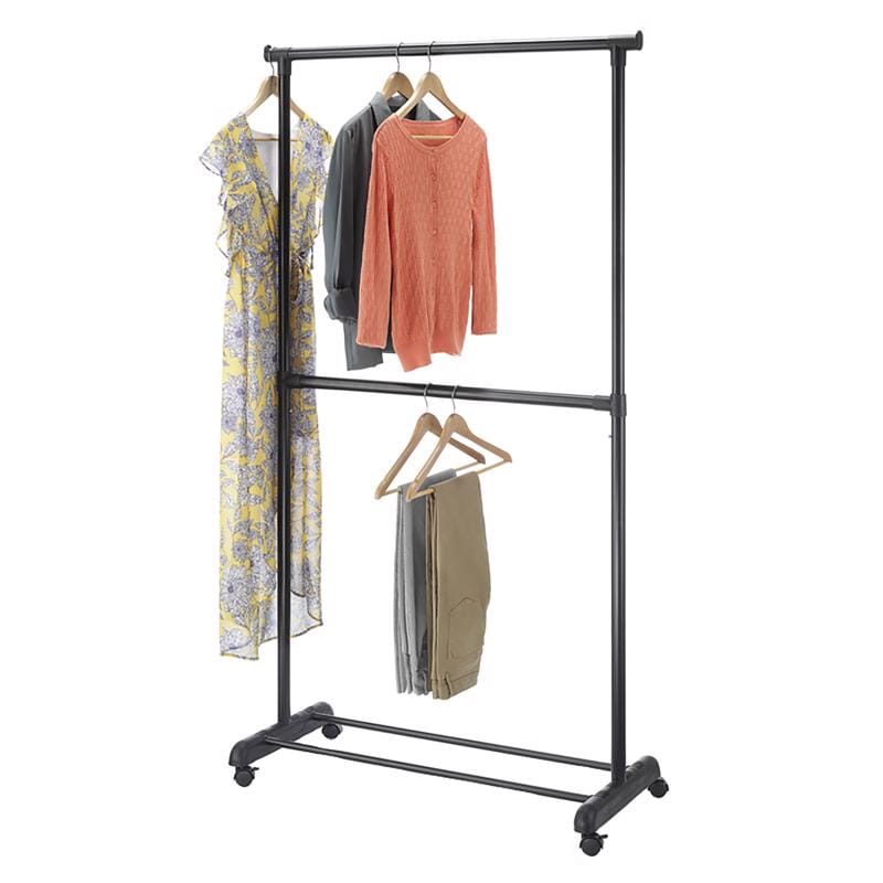 Whitmor 6898-10159 70.25 in. H X 37.25 in. W X 18.5 in. L Metal Adjustable Garment Rack