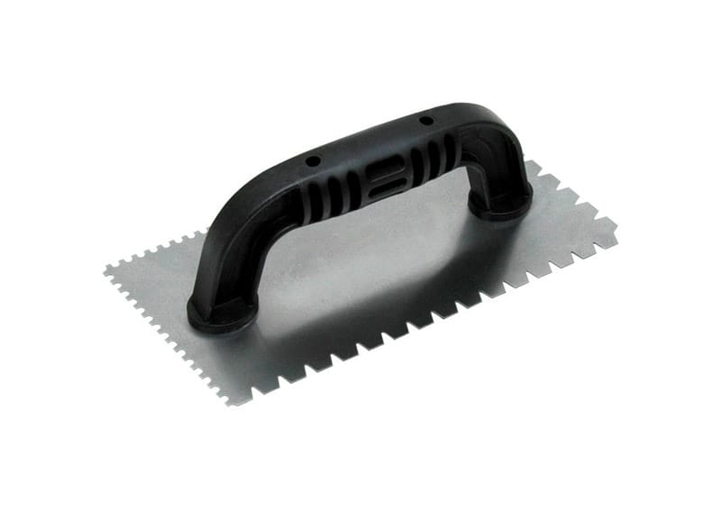 Marshalltown 238 QLT 4 in. W Steel Notched Trowel