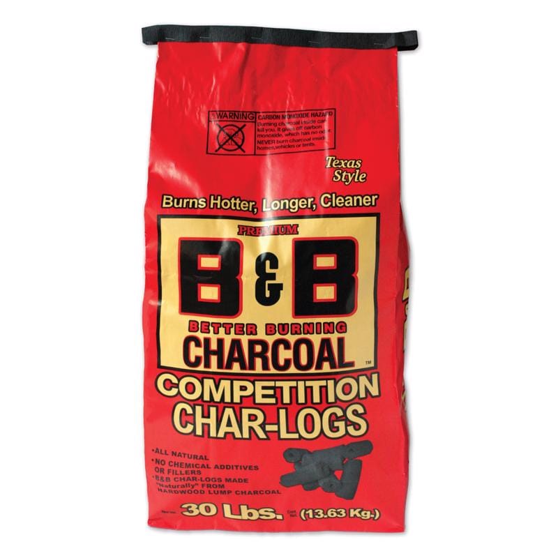 B&B Charcoal 106 All Natural Char-Logs 30 lb