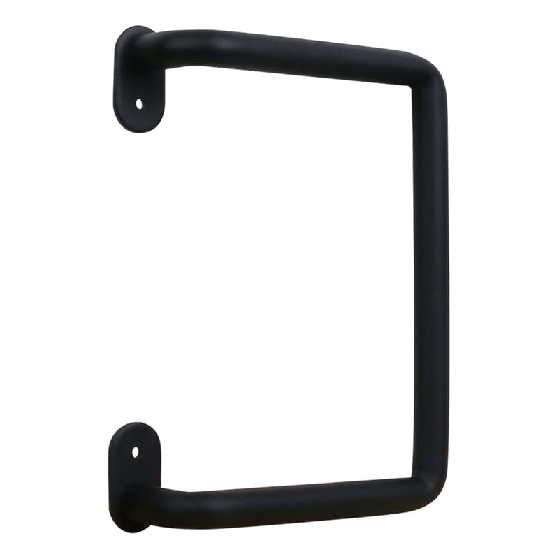 National Hardware N700-103 Troy 5/8 in. D X 6-3/32 in. L Matte Black Steel Pull Handle 1 pc