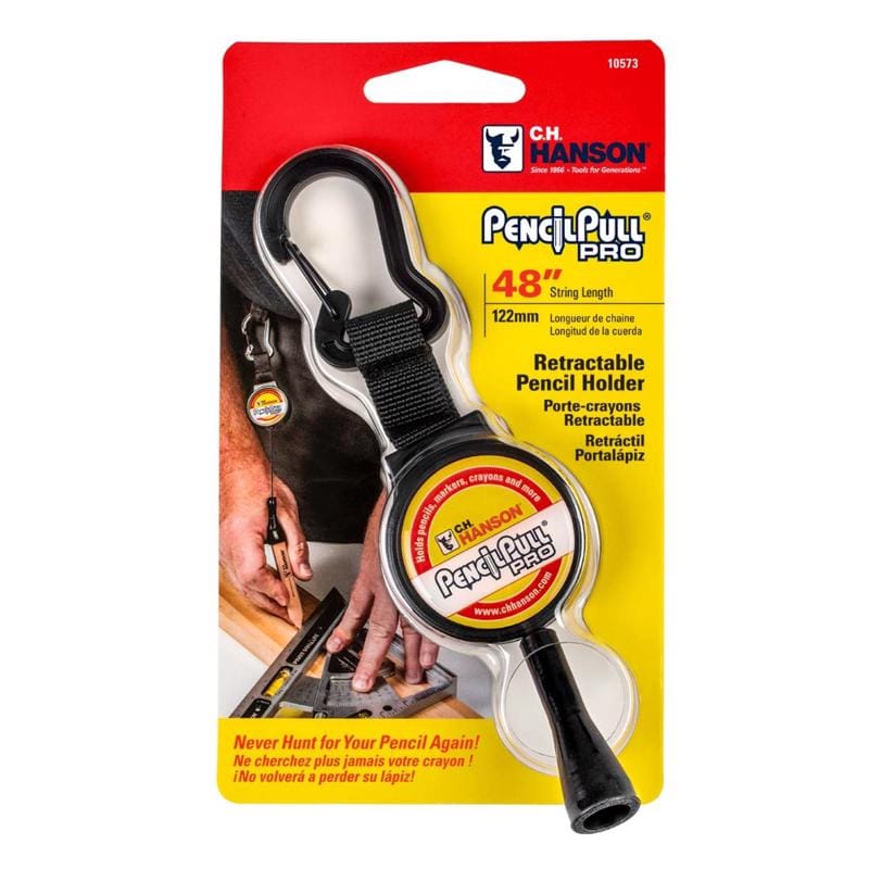 C.H. Hanson 10573 48 in. L Retractable Pencil Pull Black 1 pc