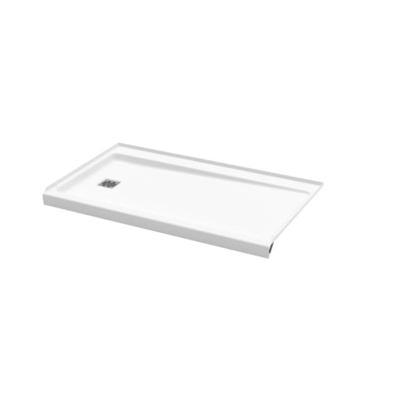 Bootz 010-1003-00CH 3 in. H X 30 in. W X 60 in. L White Shower Base