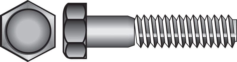 Hillman 0831732 1/2-13 in. D X 3 in. L Steel Hex Head Cap Screw 25 pk