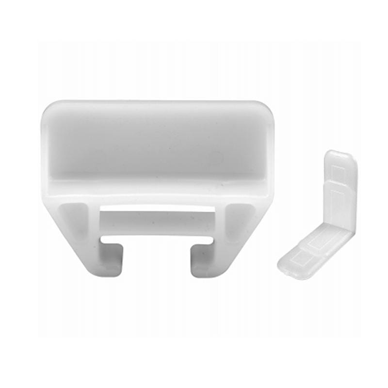 Prime-Line R 7221 1-1/8 in. L Polyethylene Center Guide Drawer Track Guide 2 pk