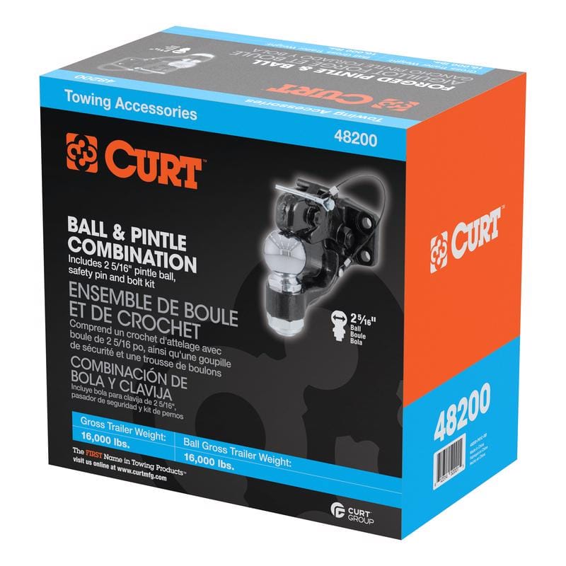 Curt 48200 16000 lb. cap. 2.31 in. Ball and Pintle Hitch