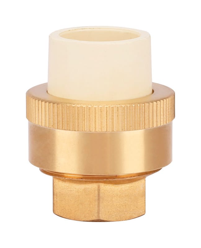 Homewerks 546-12-58-B Schedule 40 1/2 in. Compression X 1/2 in. D FIP CPVC/Brass Adapter