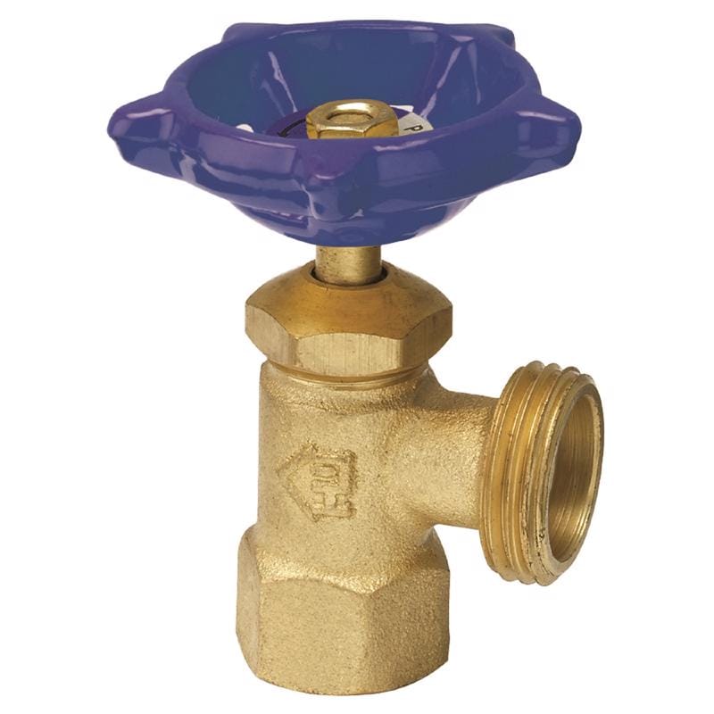 Homewerks VBDSTDB3 1/2 in. FIP X 3/4 in. MHT Brass Boiler Drain