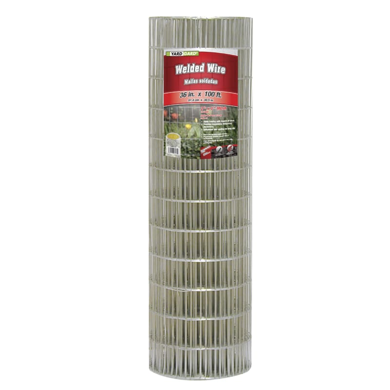 Yardgard 308311B 36 in. H X 100 ft. L Galvanized Steel Multi-Purpose Welded Wire Mesh Silver
