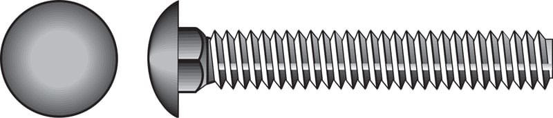 Hillman 812594 3/8 in. X 7 in. L Hot Dipped Galvanized Steel Carriage Bolt 50 pk