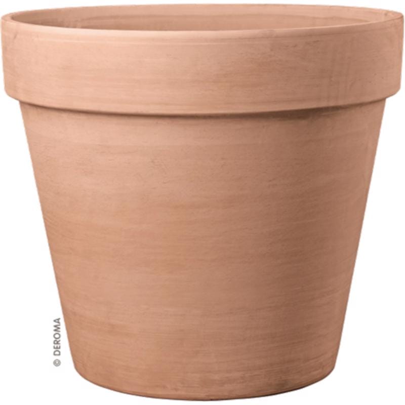 Deroma 0115WPZ 5.22 in. H X 5.98 in. W X 5.98 in. D X 5.98 in. D Clay Standard Flower Pot Blush