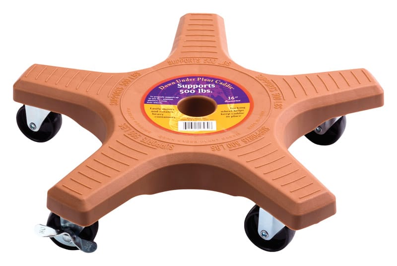 Down Under 18430 Decksaver 3.5 in. H X 15.25 in. W X 15.25 in. D X 15.25 in. D Plastic Plant Caddy Terraco