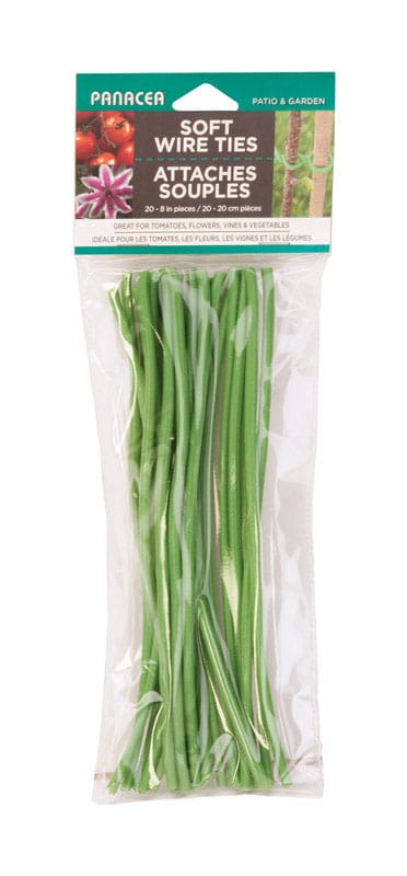 Panacea 86841 Green Coated Wire Ties