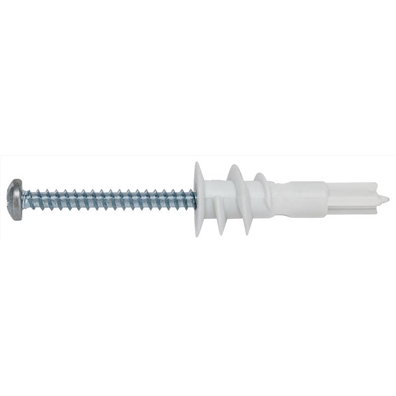 Hillman 9414 0.14 in. D X 1-1/4 in. L Nylon Pan Head Wallboard Anchors 4 pc