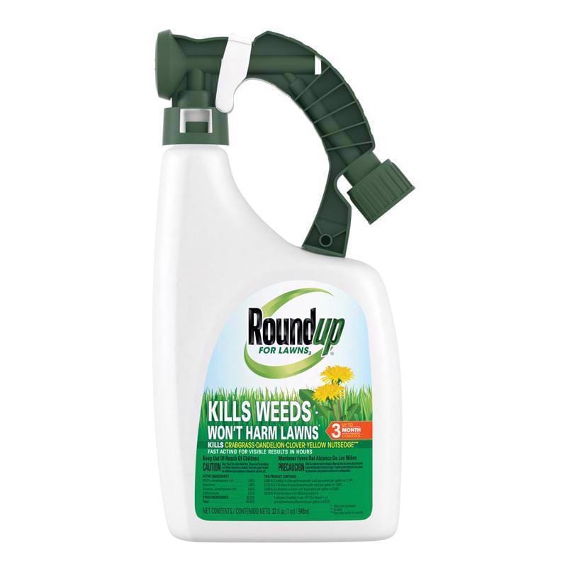 Roundup 5020425 Weed Killer RTS Hose-End Concentrate 32 oz