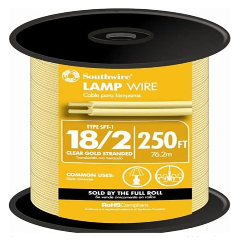Southwire 49911102 18/2 SPT-1 300 V 250 ft. L Lamp Cord