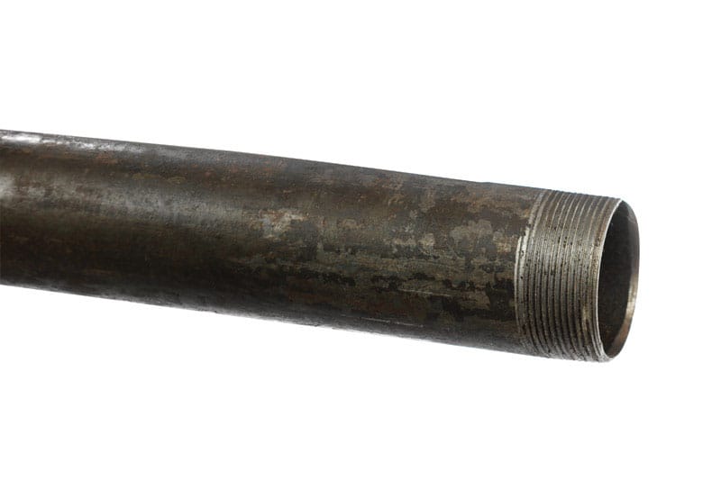 United Pipe & Steel WDBTC0140145S Domestic 1-1/2 in. D X 21 ft. L Black Steel Pipe