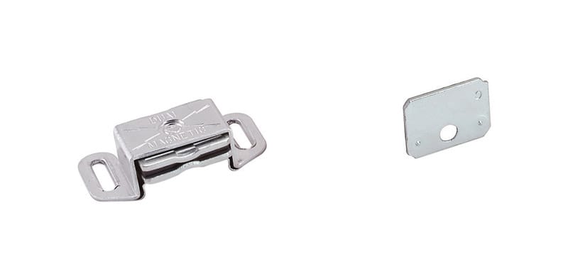 Amerock BP9783AL 1/2 in. H X 1 in. W X 2-3/16 in. D Aluminum Single Magnetic Catch