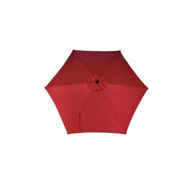Living Accents YQ101BK-BRD 9 ft. Tiltable Brick Red Market Umbrella