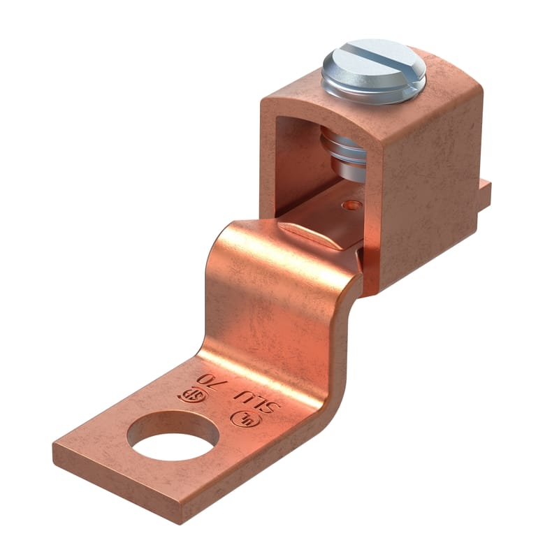 Gardner Bender GBSLU-70 8-2 AWG Offset Terminal Lug Copper 2 pk