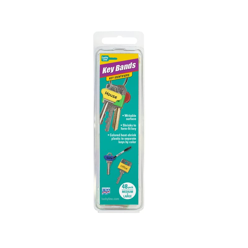 Lucky Line 17248 Plastic Assorted Key ID Tag