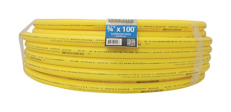 Home-Flex 19-0711100 Polyethylene Pipe 3/4 in. D X 100 ft. L Plain End 80 psi
