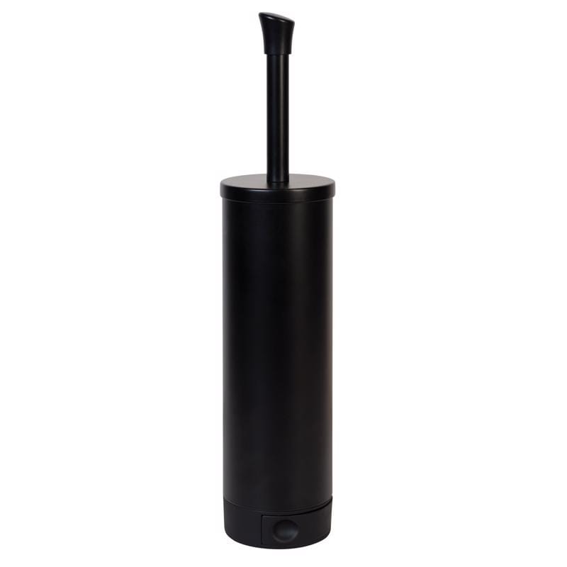 Zenna Home BH1ALBKL Toilet Bowl Brush & Holder Black
