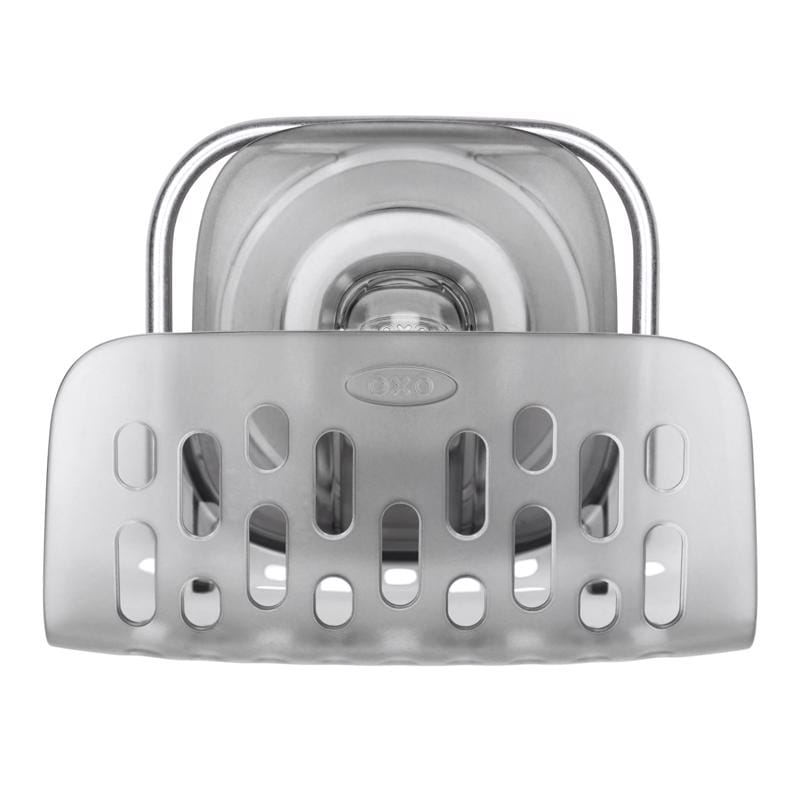 Oxo 13273500 Good Grips 3 in. L X 4 in. W X 3 in. H Plastic/Stainless Steel Sponge Holder