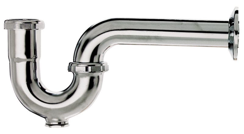 Keeney 307CP 1-1/2 in. D X 10-1/2 in. L Brass P-Trap