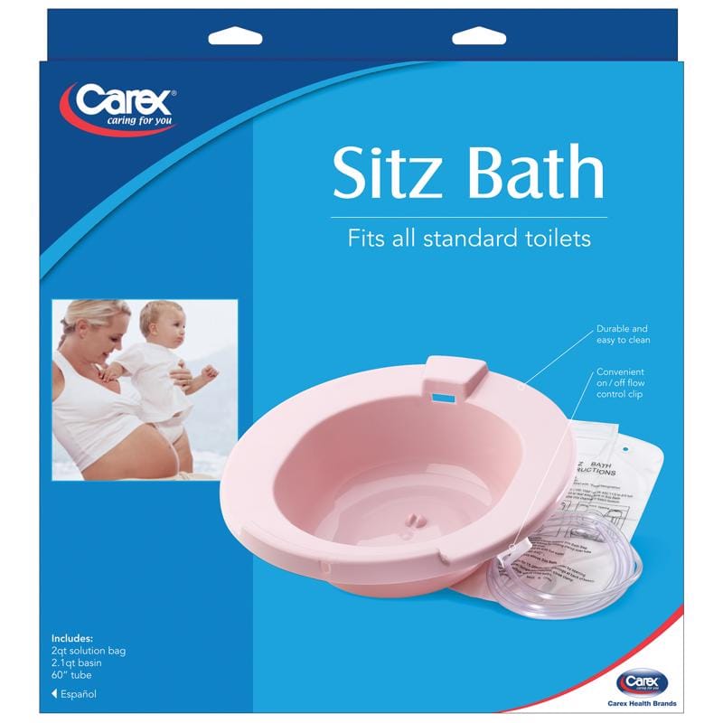 Carex Health Brands FGP70800 0000 Pink Dual Jet Bath Spa 1 pk