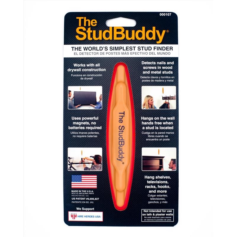 The Studbuddy 000107 5.5 in. L X 1 in. W Magnetic Stud Finder 2 in. 1 pc