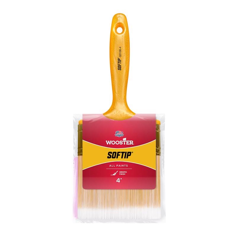 Wooster Q3108-4 Softip 4 in. Flat Paint Brush