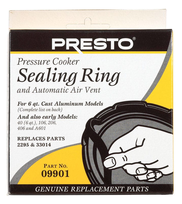 Presto 09901 Rubber Pressure Cooker Sealing Ring 6 qt