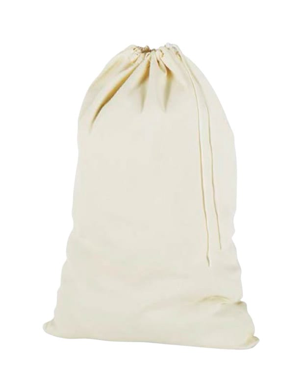 Whitmor 6462-111 White Canvas Laundry Bag