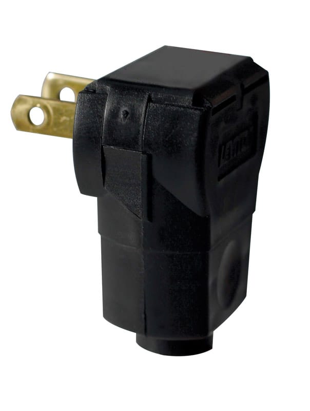 Leviton C25-101AN-00E Residential Vinyl Straight Blade Plug 1-15P 16 AWG 2 Pole 2 Wire