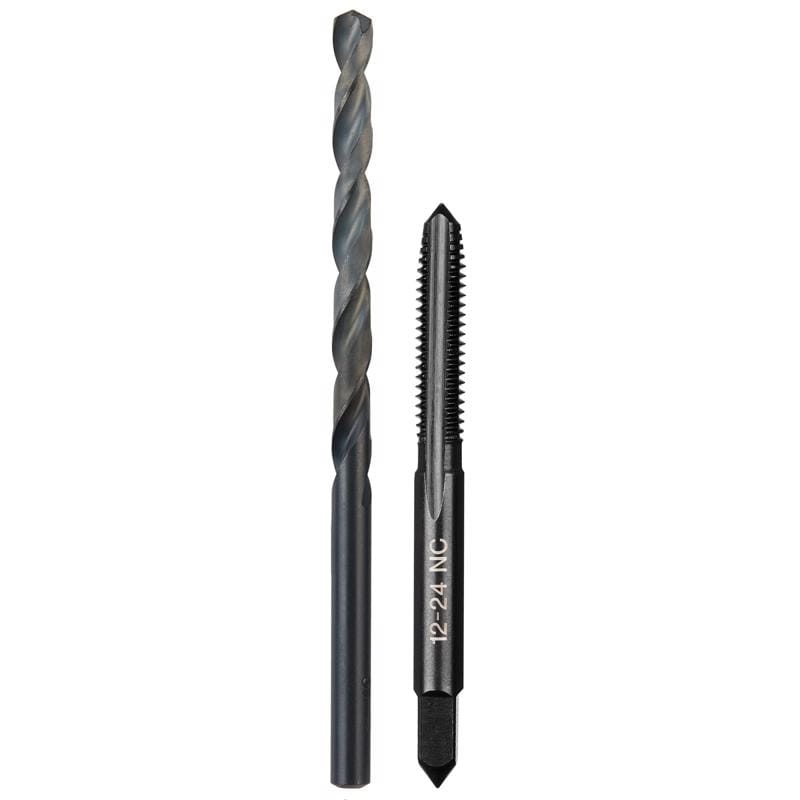 Milwaukee 49-57-5530 SAE 12-24 NC Straight Flute Plug Tap & #16 Drill Bit
