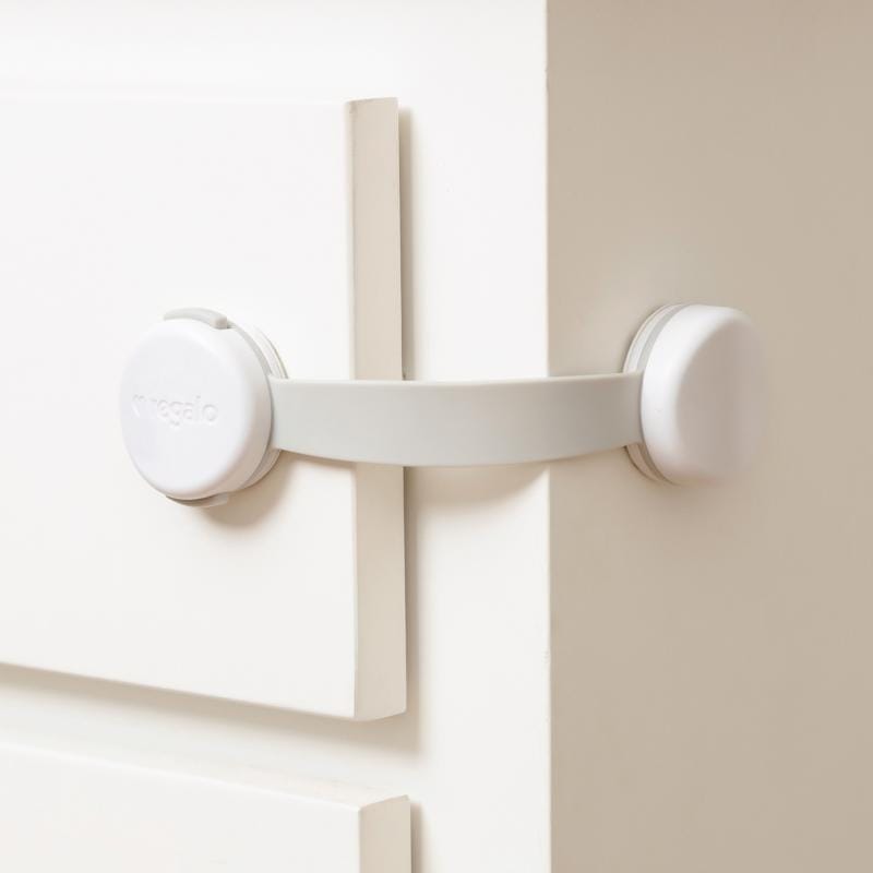 Regalo 6137 W Clear Plastic Multi-Use Latch 3 pk