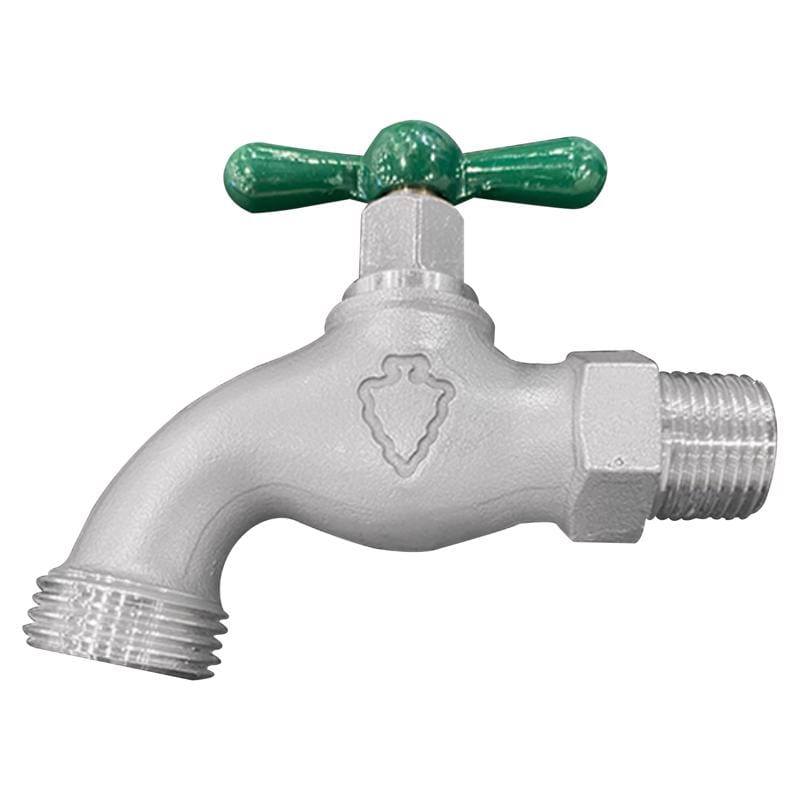 Arrowhead 302SS Brass 3/4 in. MIP in. X 3/4 in. MHT Stainless Steel Hose Bibb
