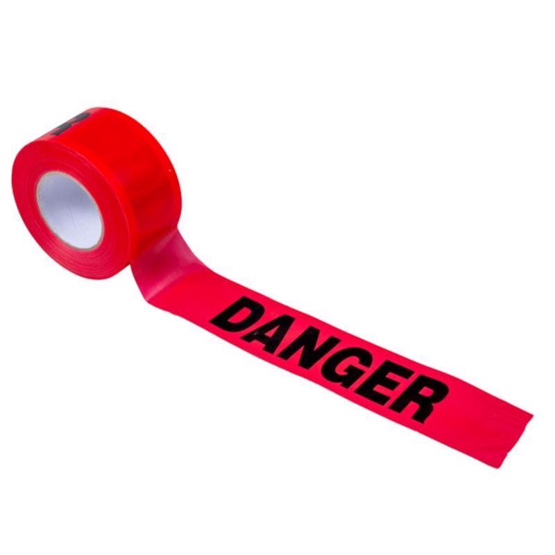 CH Hanson 19005 C.H. Hanson 1000 ft. L X 3 in. W Plastic Danger Barricade Tape Red
