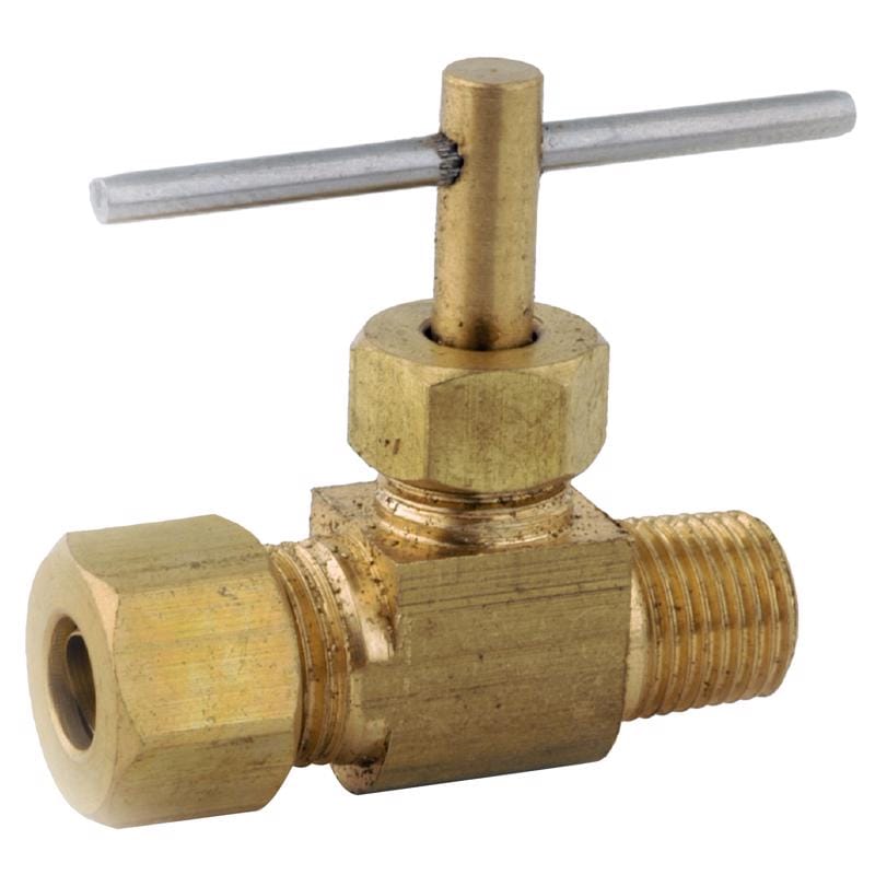 Anderson Metals 759101-0604AH 3/8 in. 1/4 in. Brass Needle Valve