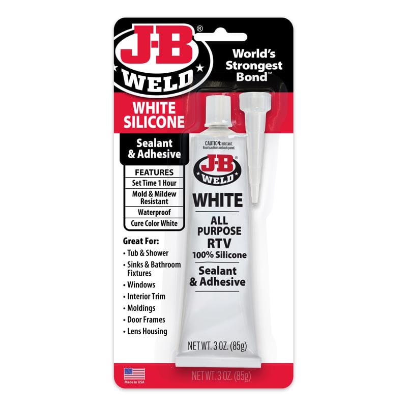 J-B Weld 31312 High Strength RTV Silicone Adhesive Sealant Gel 3 oz