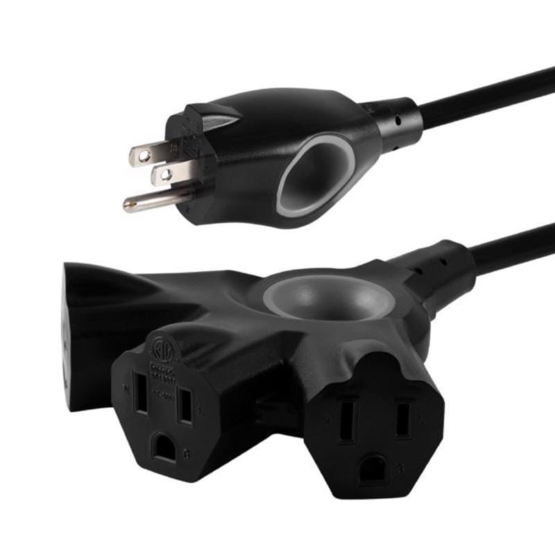 Jasco SPC3153ZB/37-T2 Philips Indoor or Outdoor 15 ft. L Black Extension Cord 16/3