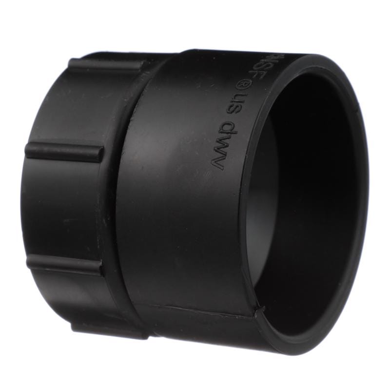Charlotte Pipe ABS009100600 1-1/2 in. Hub X 1-1/2 in. D FPT ABS Swivel Tray Plug Adapter