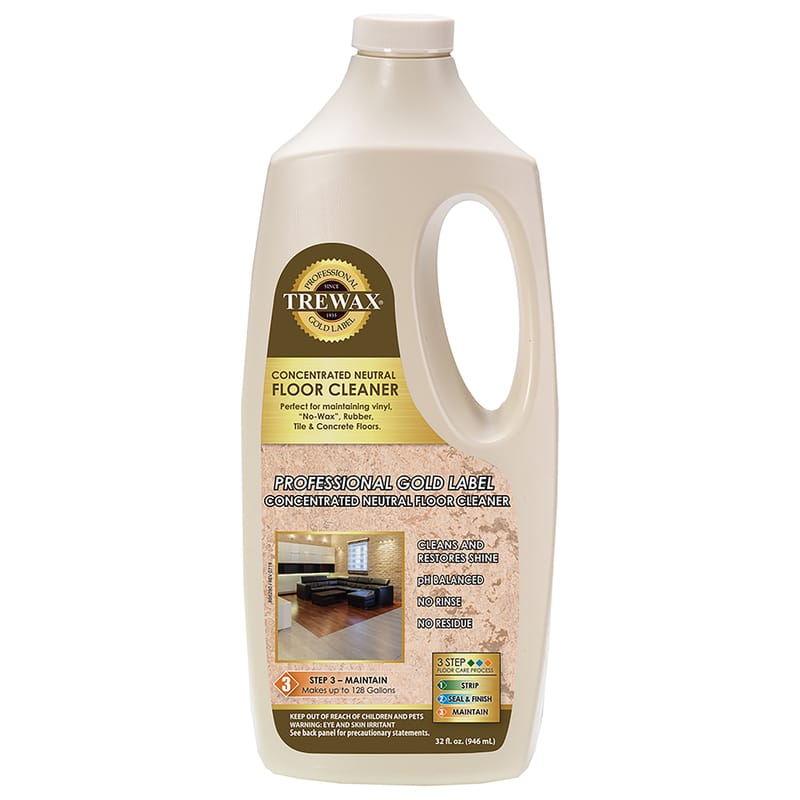 Trewax 887250032 No Scent Floor Cleaner Liquid 32 oz