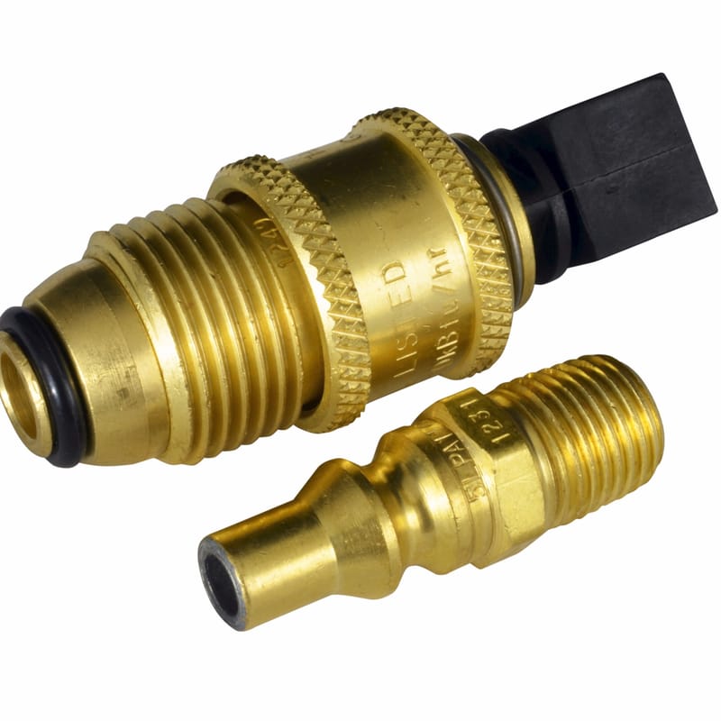 MR. Heater F276330 1/4 in. D Brass Propane Coupling Adapter Kit